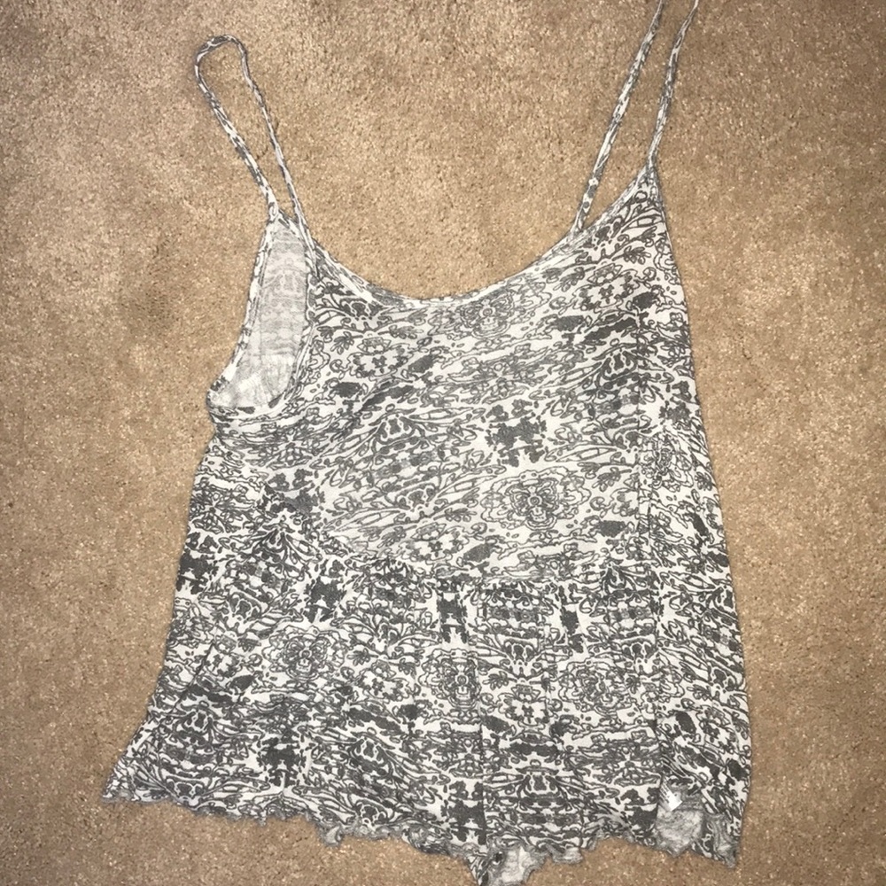 Urban Outfitters gray and white tank top